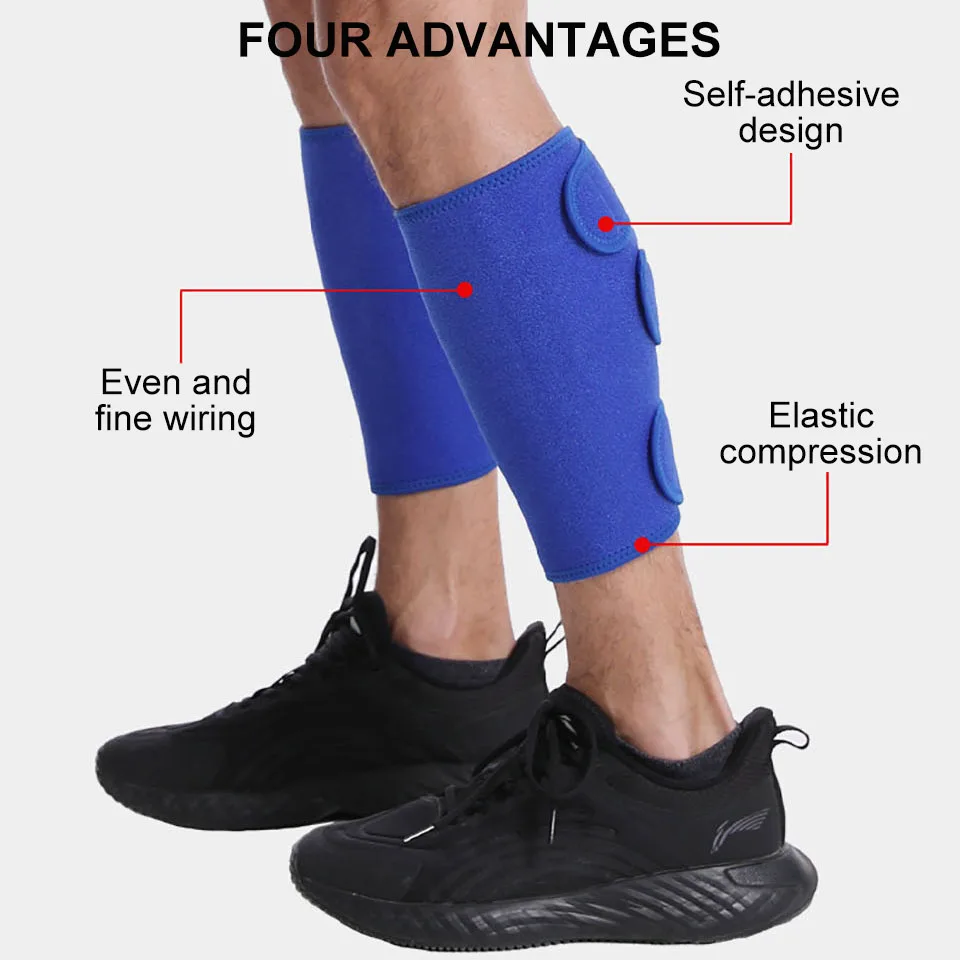 1Pcs Calf Support Adjustable Sport Shin Guard Leg Sleeve Compression Cycling Football Weightlifting Sport Safety Calf Protector