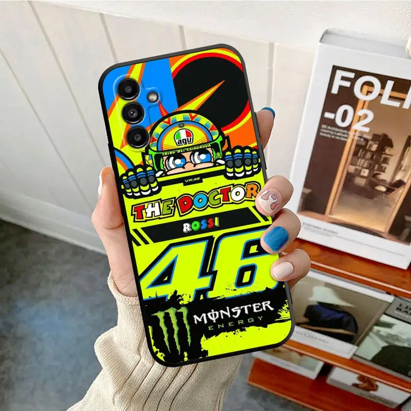 Case For Samsung Galaxy A52 A53 A12 A13 A54 A32 A51 A71 A23 A33 A21s A13 5G A22 TPU Phone Case Motorcycle Racing Forever 46 Cool