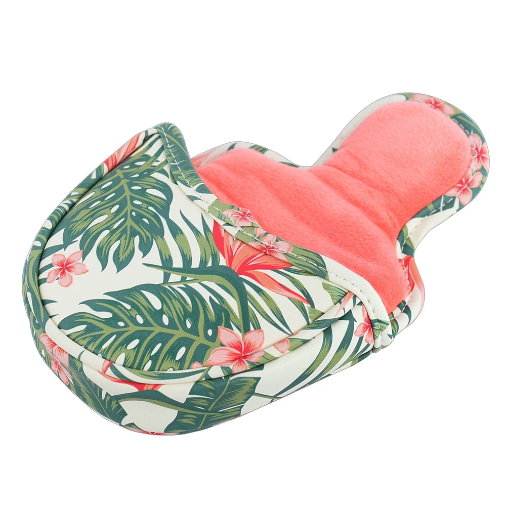 Copricapo per mazza da Golf con stampa in pelle PU stile hawaiano opzione Driver Fairway Wood Hybrid Putter Covers