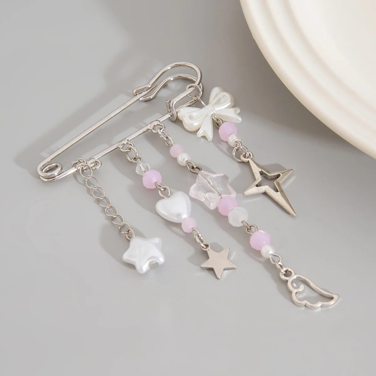 

Alloy Star Brooch Pin Women Clothing Jewelry Trendy Accessories Party Celebration Delicate Pin Suitable for Everyday Wear