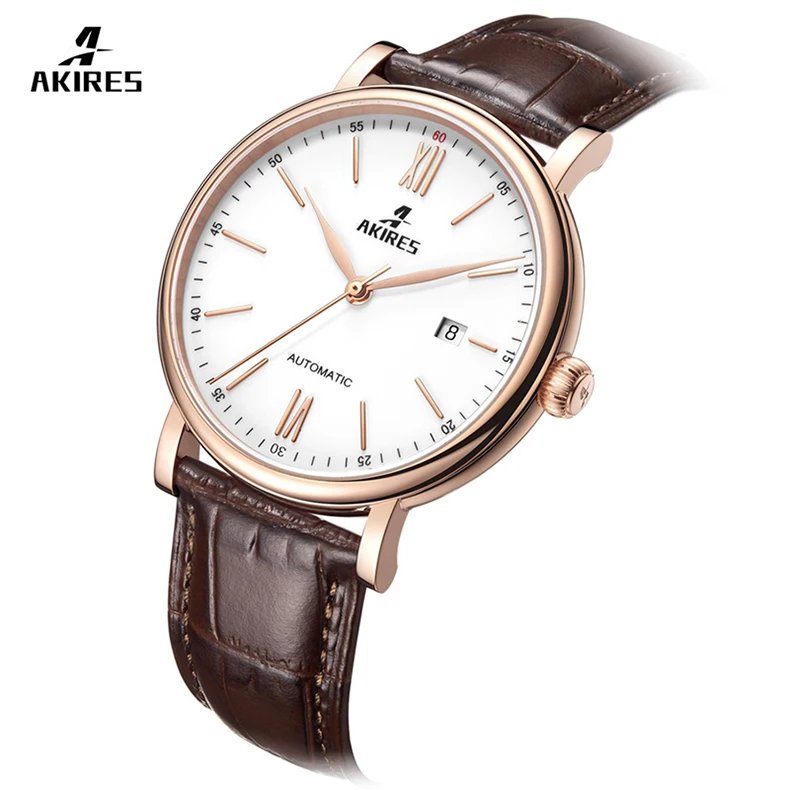 Hot Sale Leather Men Mechanical Watch High Quality Charming Business Luxury Automatic Mechanical Watches