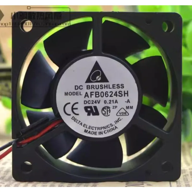 

New Cooler Fan for Delta AFB0624SH 6025 24V 0.21A 6CM Inverter High Air Flow Cooling Fan