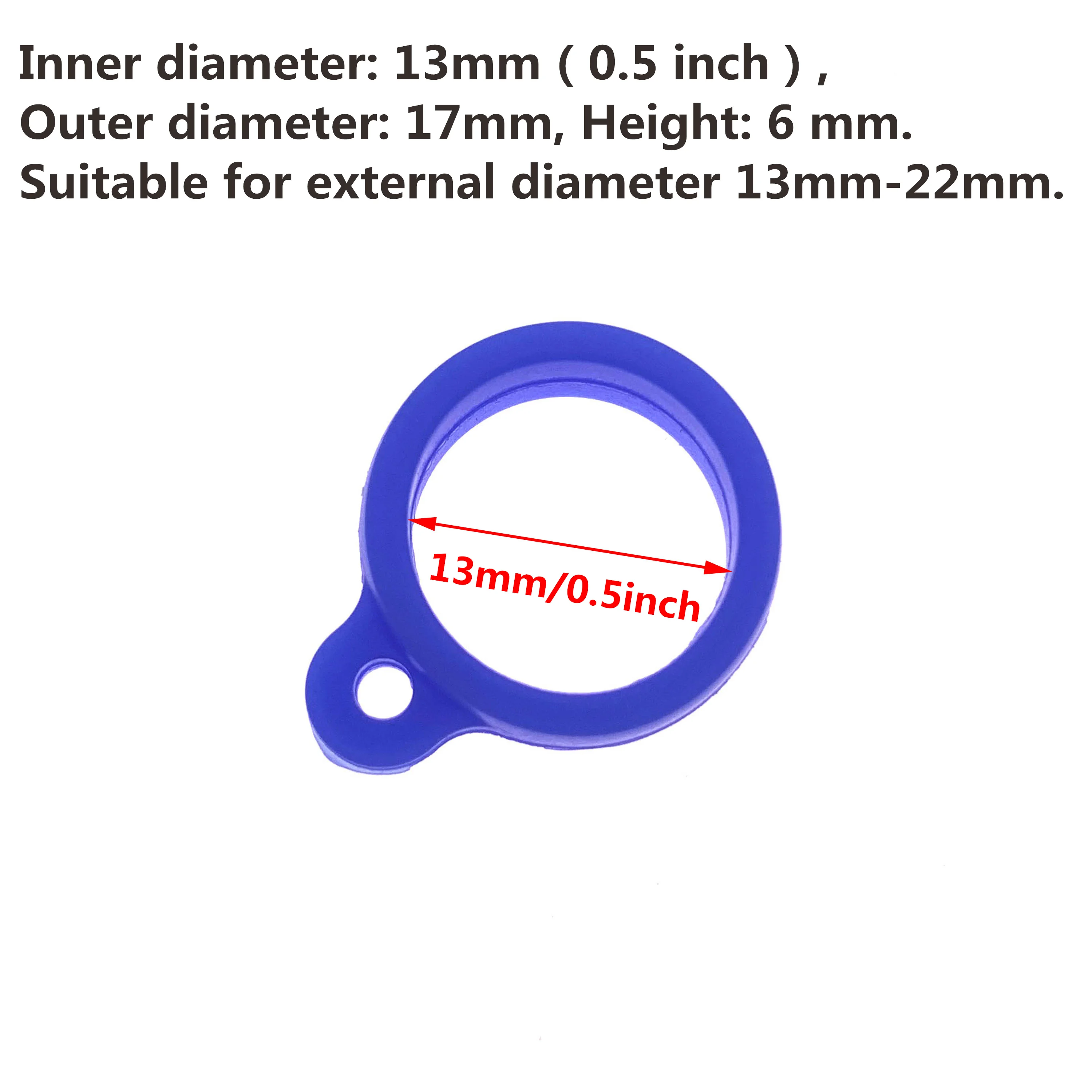 Rubber Ring Rope Pen Lanyard Holder Soft Hoop Anti-Lost Necklace Lanyards Ring Protect Small Household Appliance Accessories