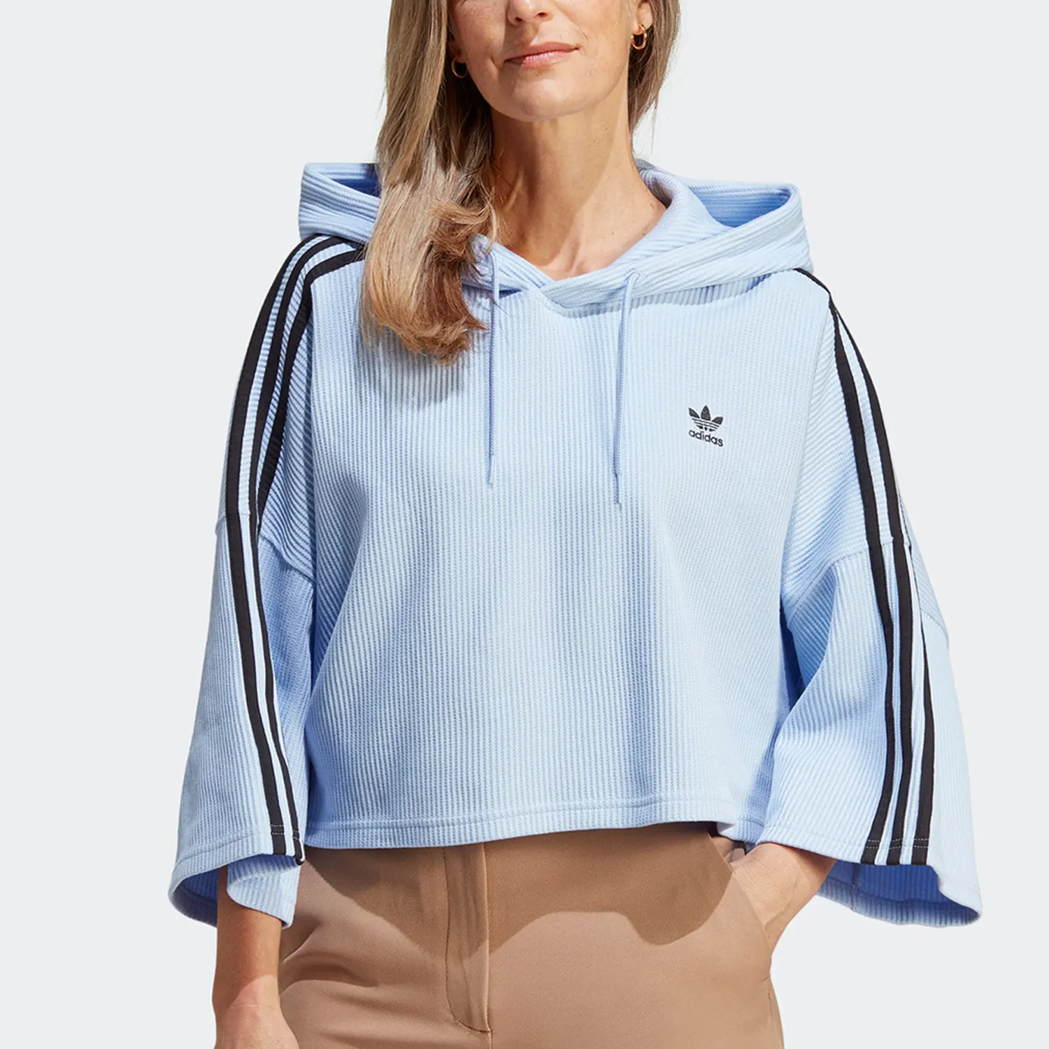 

Adidas genuine CROPPED HOODIE Women's Sporty Hoodie IC5460