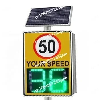 Solar Powered Led Radar Sensors Controlled Traffic Speed Sign Solar Powered Limit Signs Radar Detector