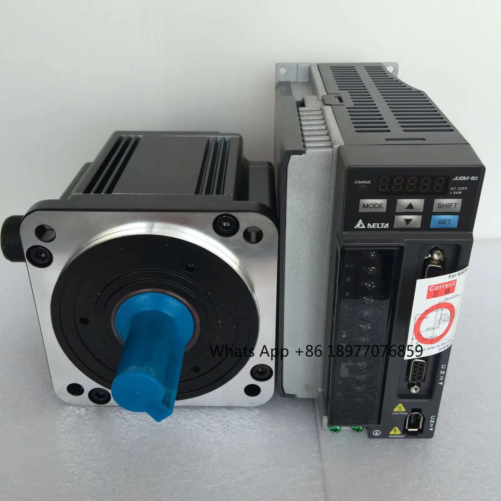 750W 3000R/min  AC Servo Motor & Drive Kits ECMA-C10807RS ASD-A2-0721-M With 3M Cable Without Brake