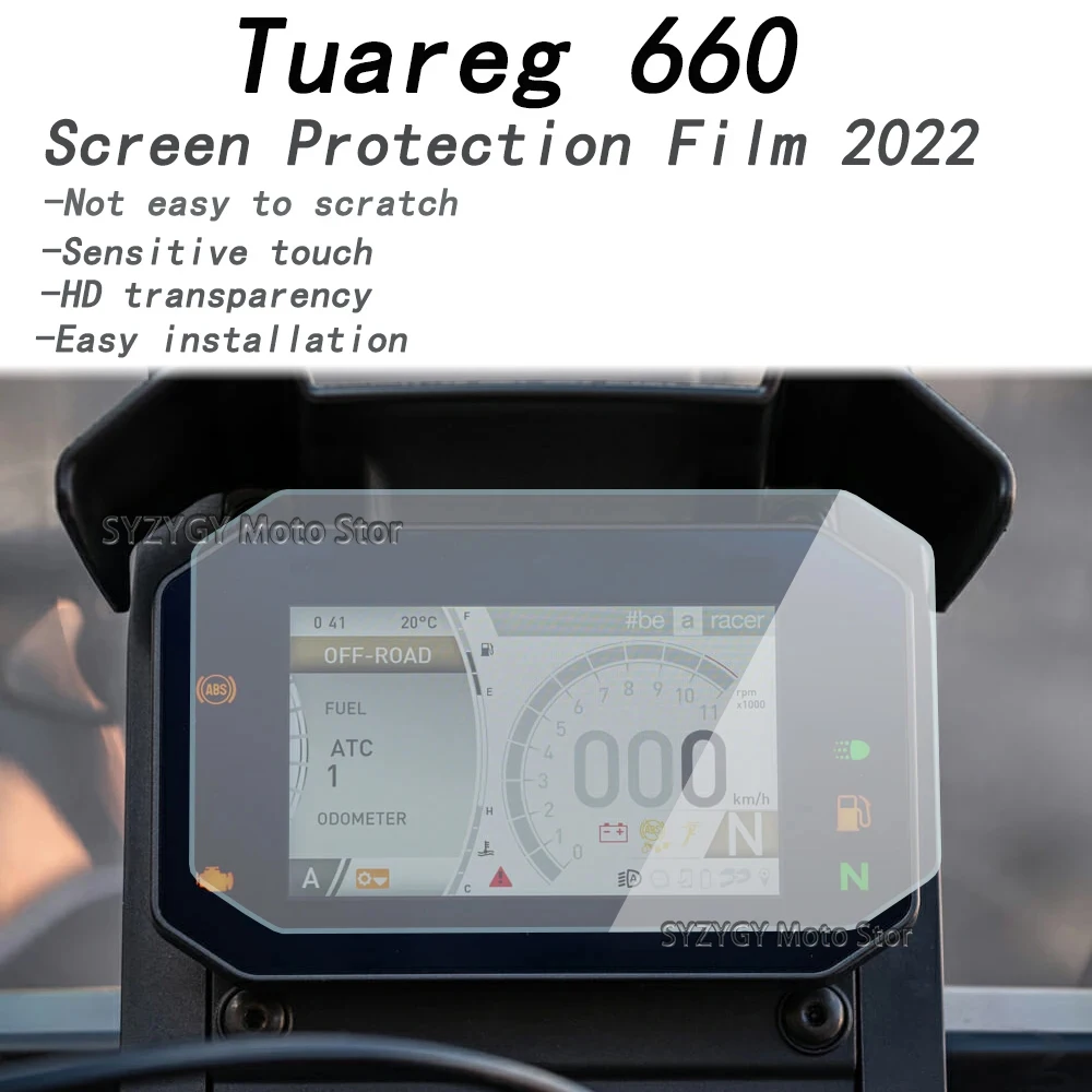 

For Aprilia Tuareg 660 2022 - Motorcycle accessories dashboard anti glare anti scratch screen protector waterproof and dustproof