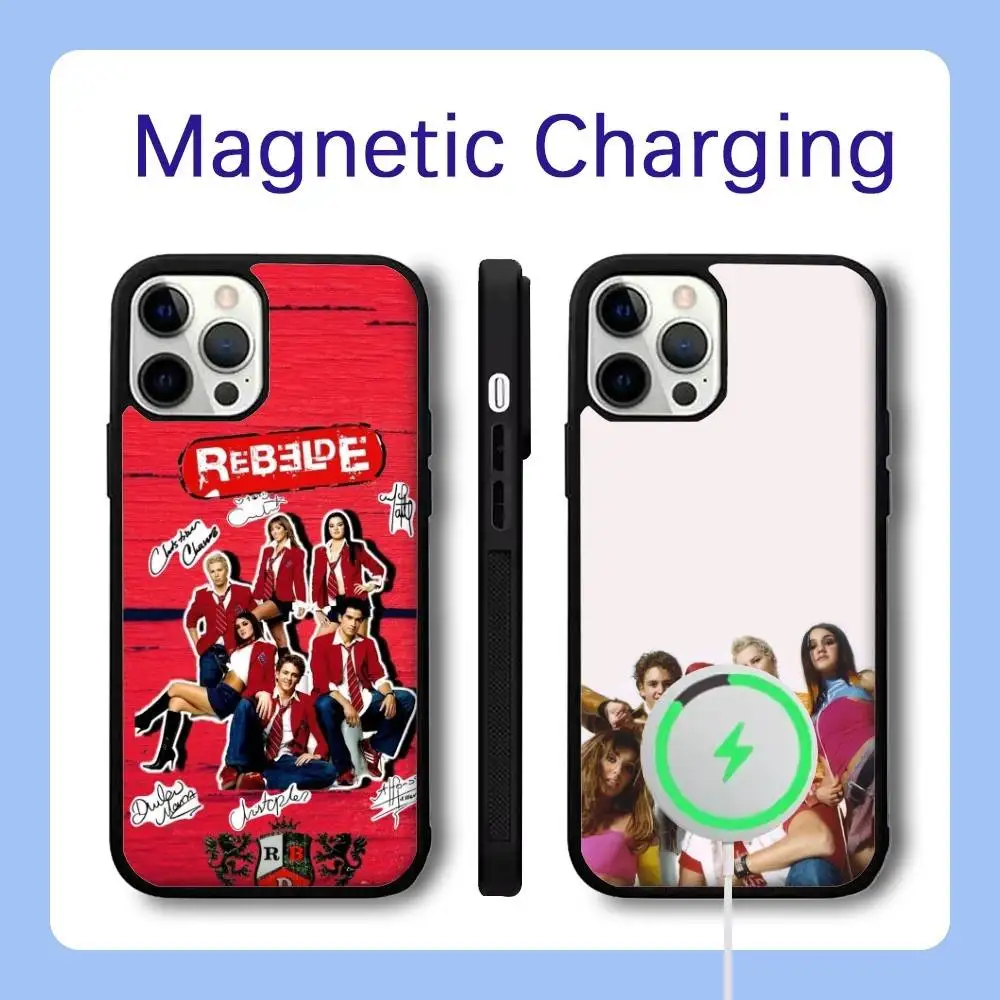

RBD REBELDE V.2 Phone Case For iPhone 16,15,14,13,12,11,Pro,Max,Plus,Mini,SE Magsafe Magnetic Wireless Charging