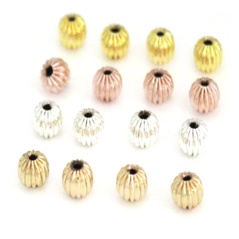 

20PCS 50PCS Stainless Steel Ball Metal Beads Round Loose Spacer Beads For DIY Bracelet Earrings Jewelry Making Accessories