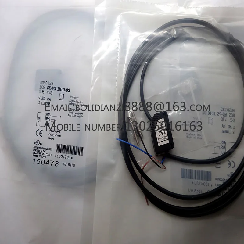 BOS0158 BOS 5K-PS-IX10-S49 BOS0129 BOS 5K-PS-RH12-02 BOS0123 BOS 5K-PS-ID10-02 Brand new original proximity switch sensor
