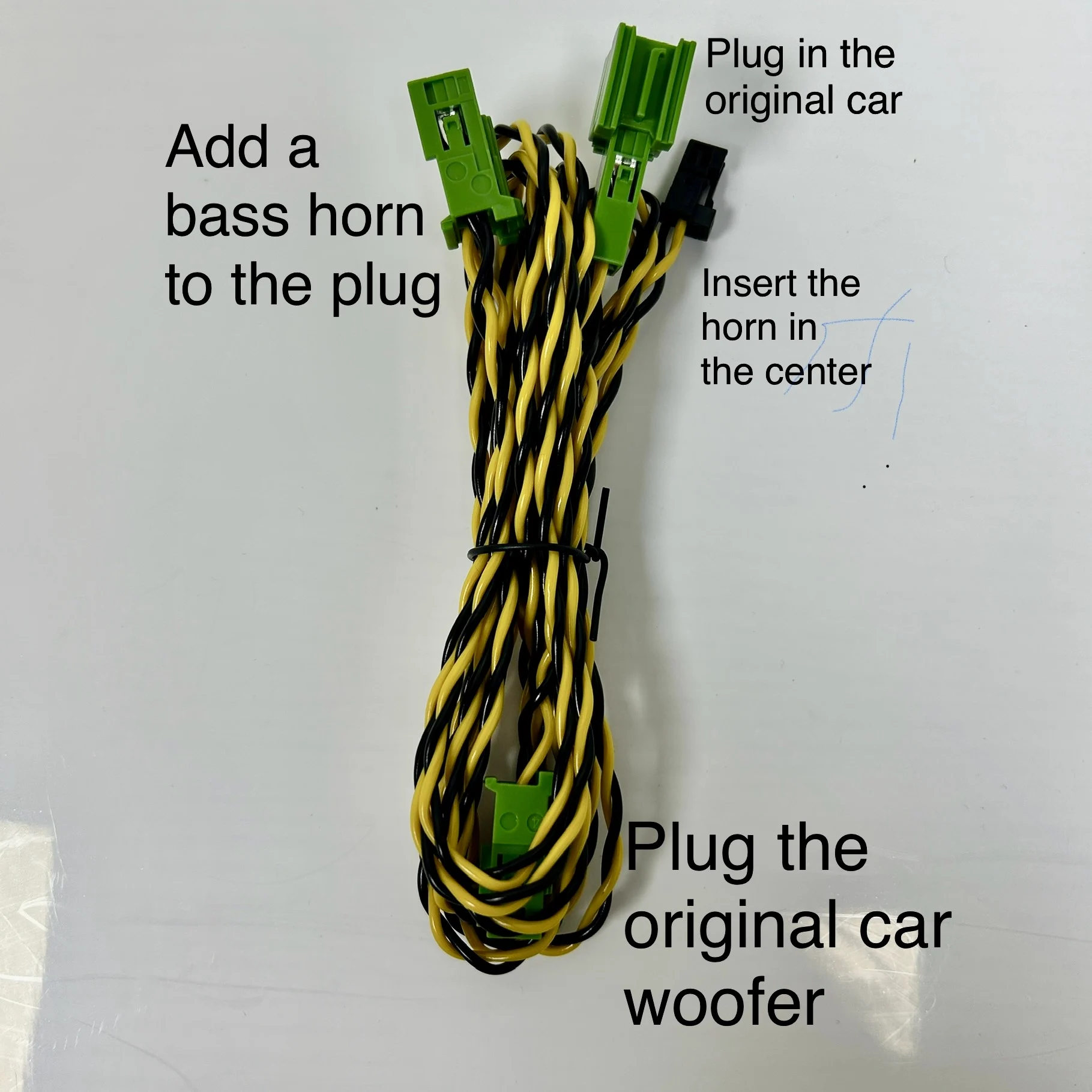 Modified plug-in cable M ercedes-Benz C/GLC/E/S extreme Berlin tweeter lossless line one-point transfer line audio