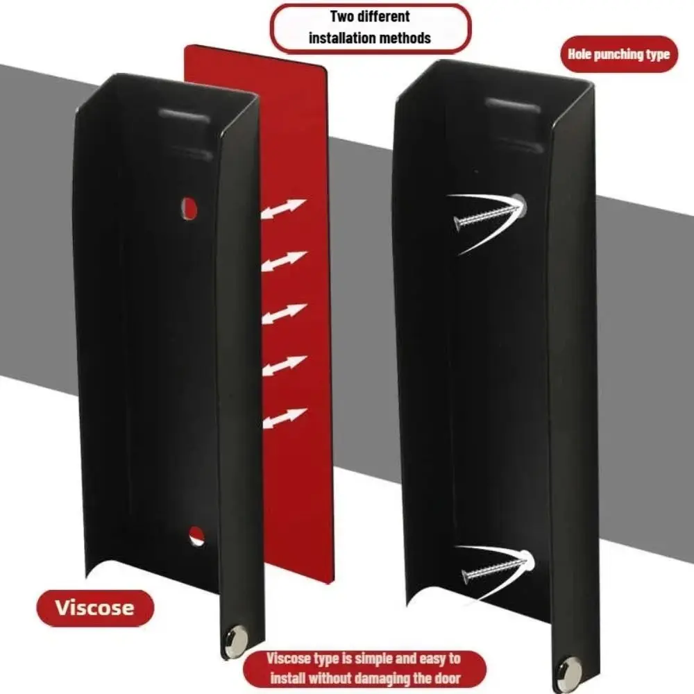 Geen boren Flip deurstopper Zelfklevende Kick Down deurstop Winddichte stop Veiligheid Anti-botsing