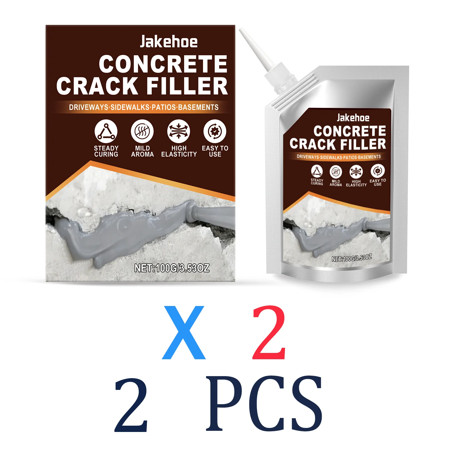 Beton Crack Filler Zelfnivellerende afdichting Opritreparatie Lijm Metselwerk Gap Filler Waterdichte betonverzegelaar Sneldrogend