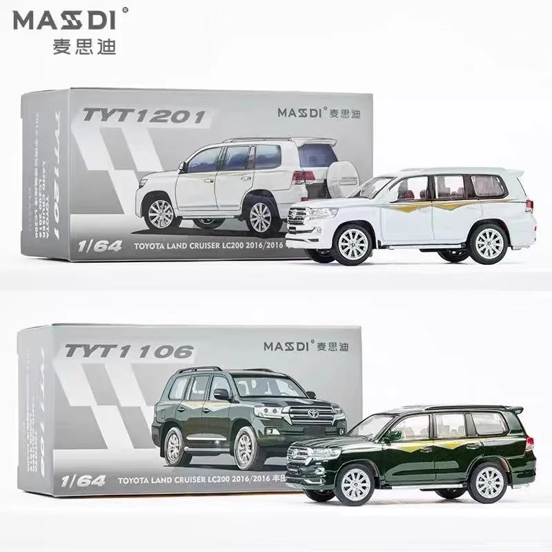 MASDI 1:64 トヨタ コースター クルーザー ランド クルーザー ダイキャスト合金オフロード モデル コレクション オーナメント、大人の装飾。