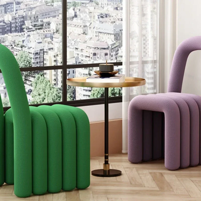 Home Luxury Modern Simple Backrest Dining Chair