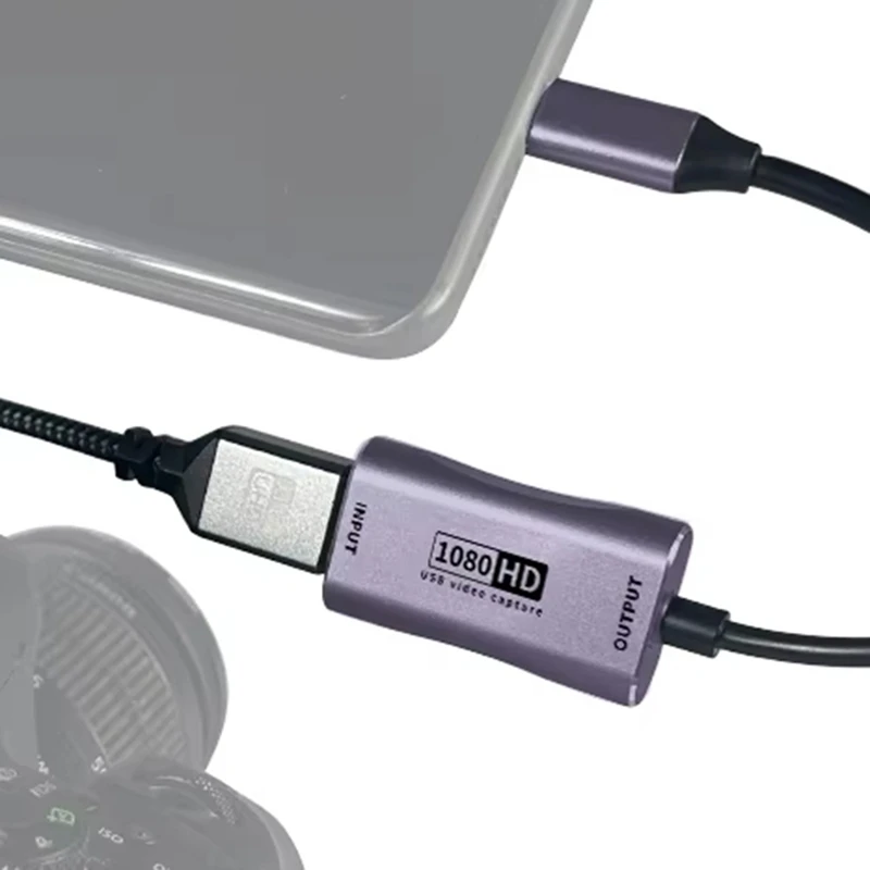 Для телефона, планшета, проектора, видеокамеры, мини-совместимого кабеля-адаптера, карта видеозахвата 4K для Vlog Filmmaker DSLR