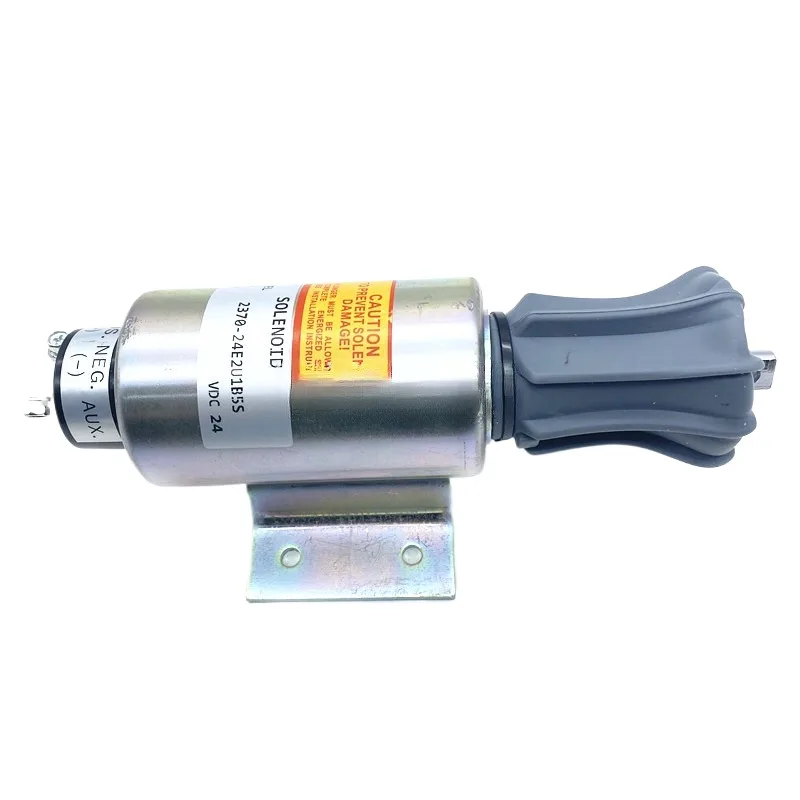 

For Cummins generator set shut-off solenoid valve 2370-24E2U1B5S 24V Mitsu-bishi engine shut-off switch excavator accessories