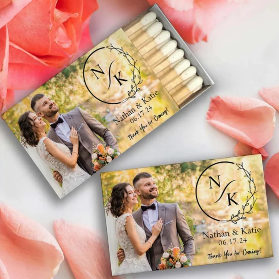 

Custom Wedding Matchboxes, Personalized Matchboxes, Champagne with Bow Matchboxes| Custom Wedding Favors, Custom Matchboxes