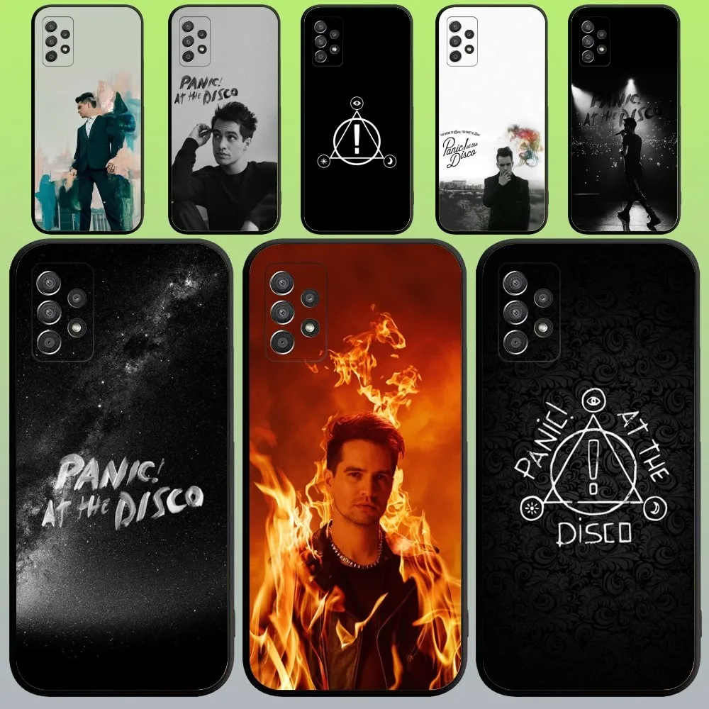 

Panic At The Disco Phone Case For Samsung Galaxy A20,A21s,A22,A31,A32,A52,A53,A72,73,A80,A91 Soft Black Cover