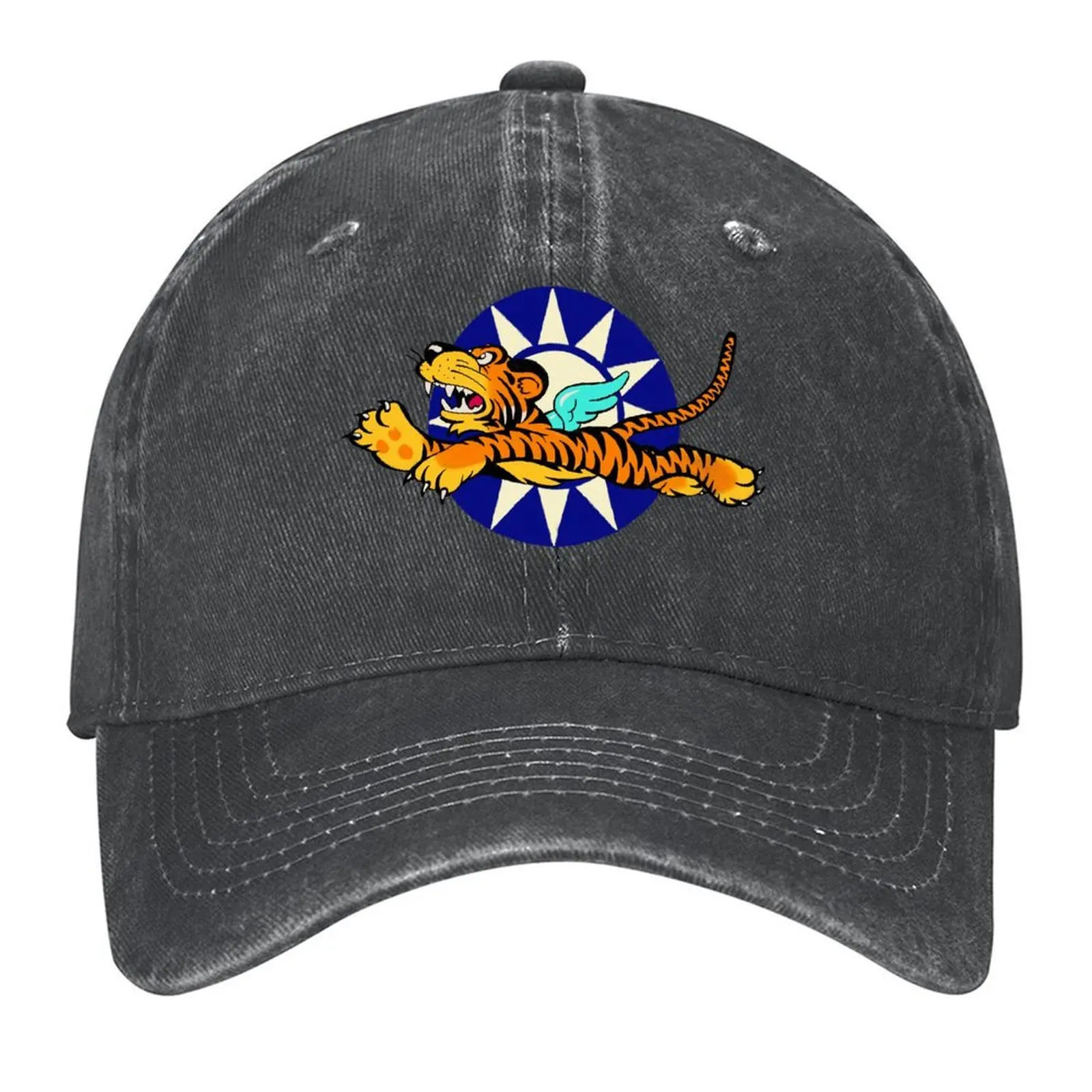 

AVG Flying Tigers - Emblem Only Baseball Cap foam party Hat Trucker Hat Trucker Cap black Men Golf Wear Women's