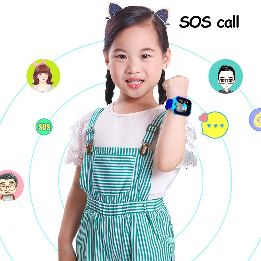 Big Sale 2G Kids Smart Watch LBS Location Math Game 12 Languages Kids Clock Gifts SOS Call Remote Call Back Children Smartwatch