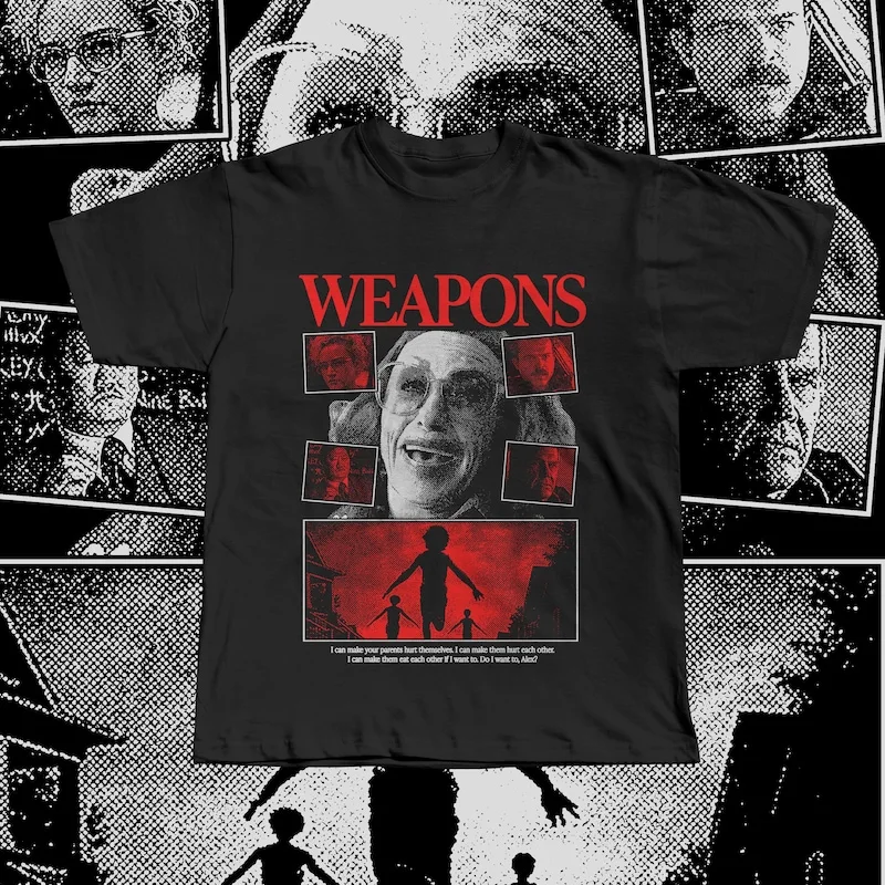 Weapons 2025 Movie Shirt - Zach Cregger Horror Tee - Julia Garner Josh Brolin T Shirt - Barbarian Director Film - Thriller Movie Graphic Tee