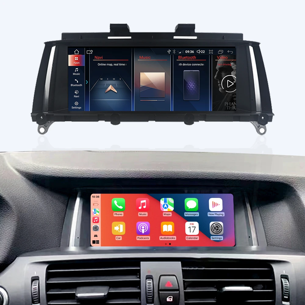 8.8 Inch IPS Touch Screen Dashboard Mount Head Unit for BMW X3 F25/X4 F26 NBT EVO 360 Camera Split Screen Voice Control Built-in