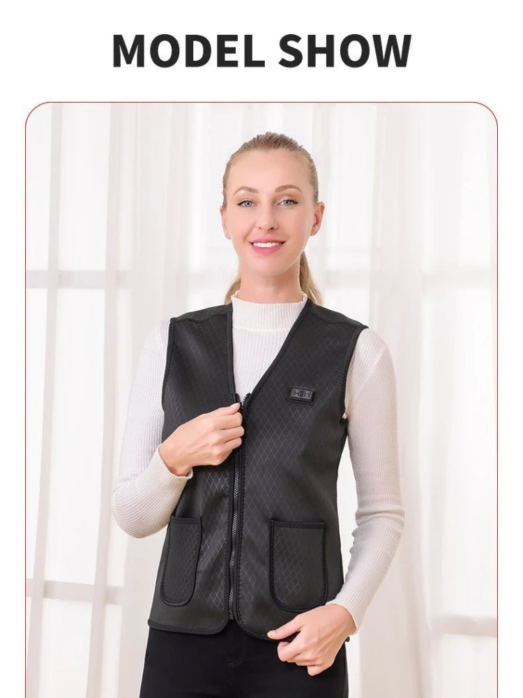 AliExpress NONE Wear Resistant Riding Bike Vest Diving Suit Fabric Heated Vest Cold Proof Keep Warm Heated Vest