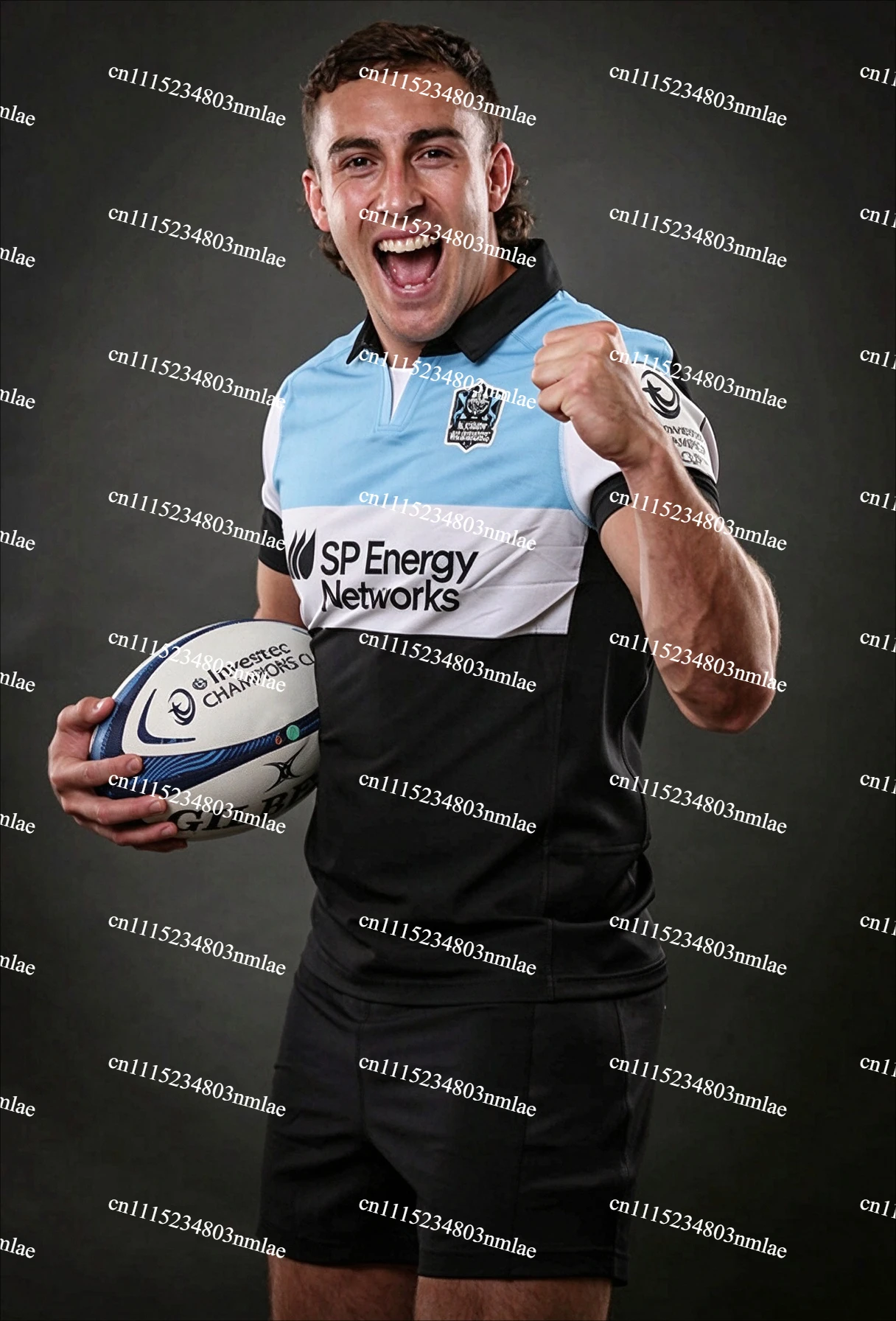 Glasgow Warriors 2026Jersey, Italian Team Rugby Shirt, Unisex Short Sleeve Sportswear, Quick Dry Breathable Tee Men Women Y2k