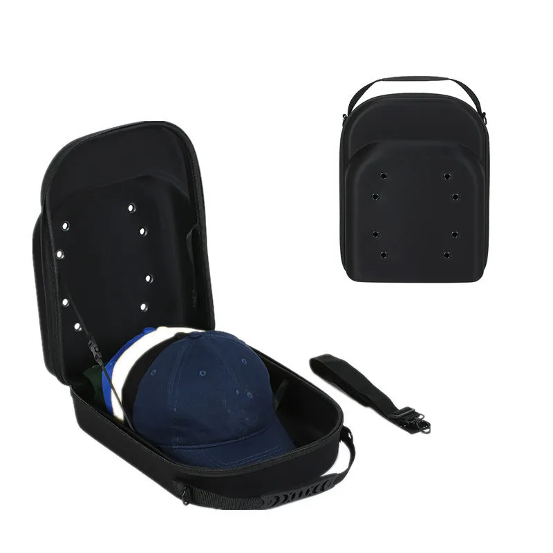 

Travel Hat Bags Baseball Cap Case Sport High Quality Storage Box Display EVA Carrying Bags Solid Color Unisex Portable