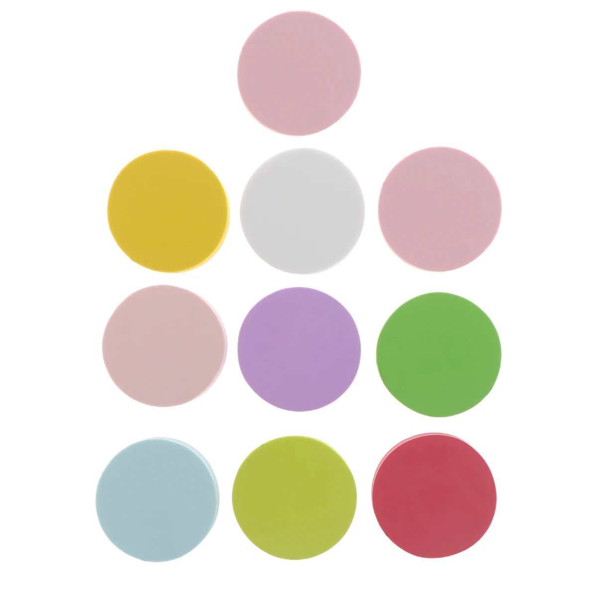 

10 Pcs Round Rubber Carving Blocks Soft Texture Durable Ideal for DIY Projects Scrapbooking Postcards Invitation Cards