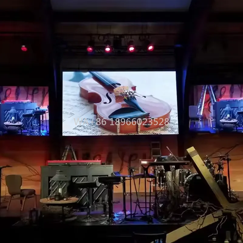 P1.86 P2 P2.5 640mm X 480mm 3840hz تحديث داخلي ثابت تركيب Led عرض جدار الفيديو #1