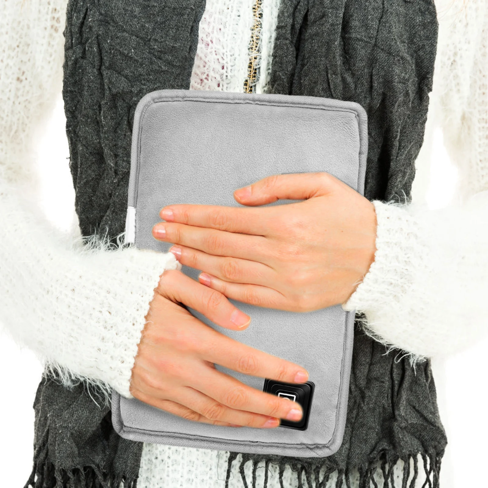 

Hand Warmer Rechargeable Heat Pad Small Heater Hot Water Bottle Inside: Graphene Reusable Warmers Travel