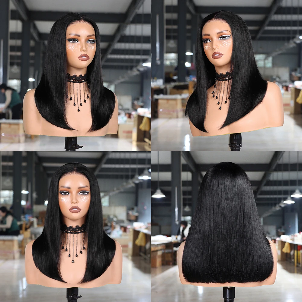 Прямые парики-каре без клея из – обзор и цена Glueless Wear And Go Human Hair Wig