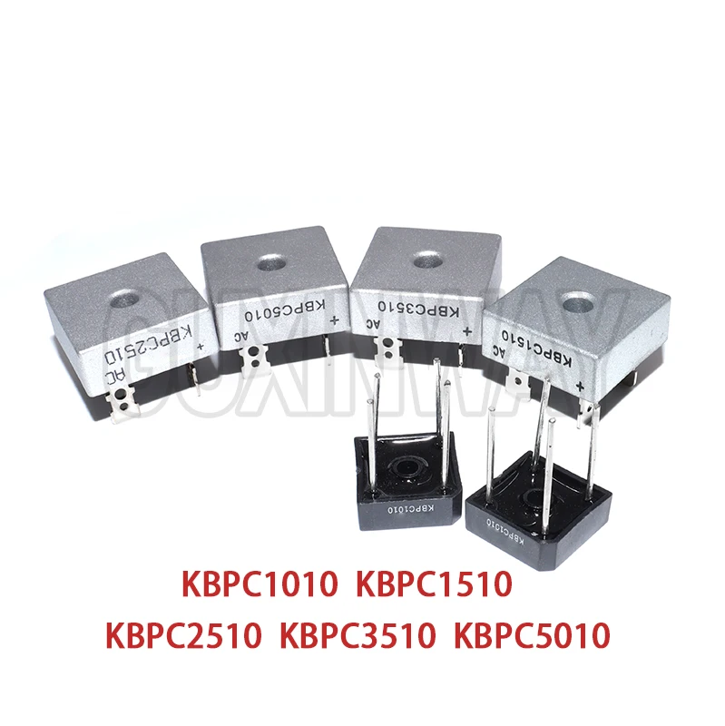 5PCS Diode Bridge Rectifier KBPC5010 KBPC1010 KBPC1510 KBPC2510 KBPC3510 Rectifiers 10A 15A 25A 35A 50A