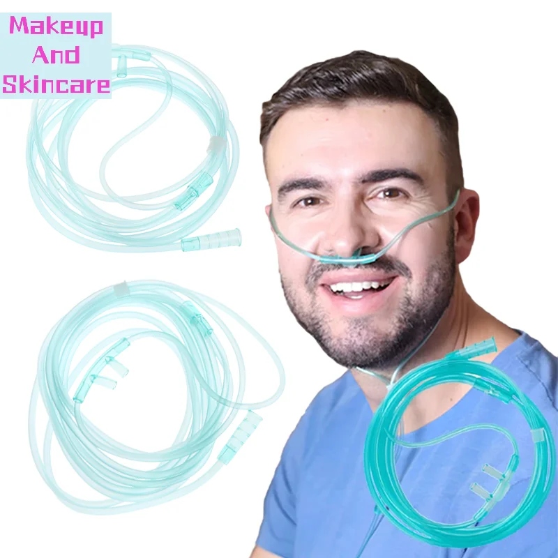 「1.5/2/3/5m Nasal Cannula Double Stuffy Nose Tubing Disposable Oxygen Tubes Plastic Nasal Tube Nasal Oxygen Tubes Nasal Tubing」