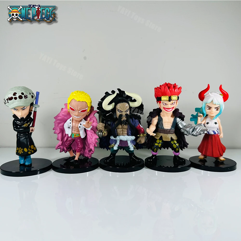 5Pcs/Set One Piece Anime Figure Kaiduo Daiwa Doflamenco   collect  Kyd Model  Luffy Decoration Model Collection Toys Gift