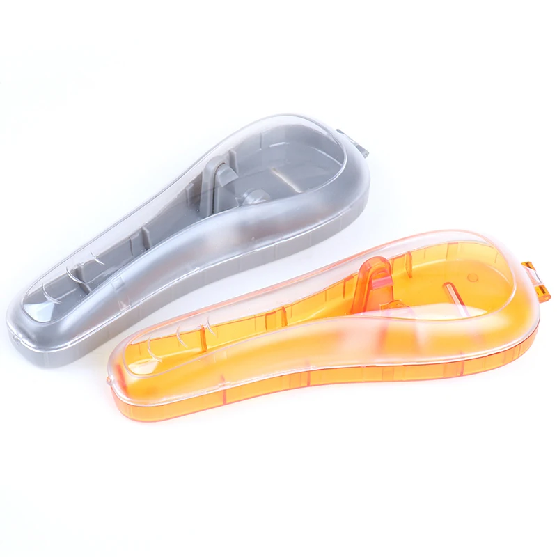 1 PCS Portable Men's Razor Blades Holder Box Portable Blue Travel Shaver Holder Box Case Shaving Machine