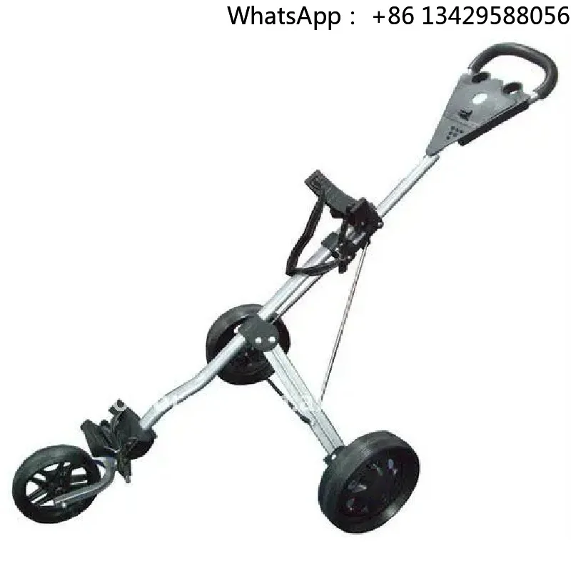 Factory Hot Selling 3 Wheels Hand Push Golf Cart & Golf Trolley