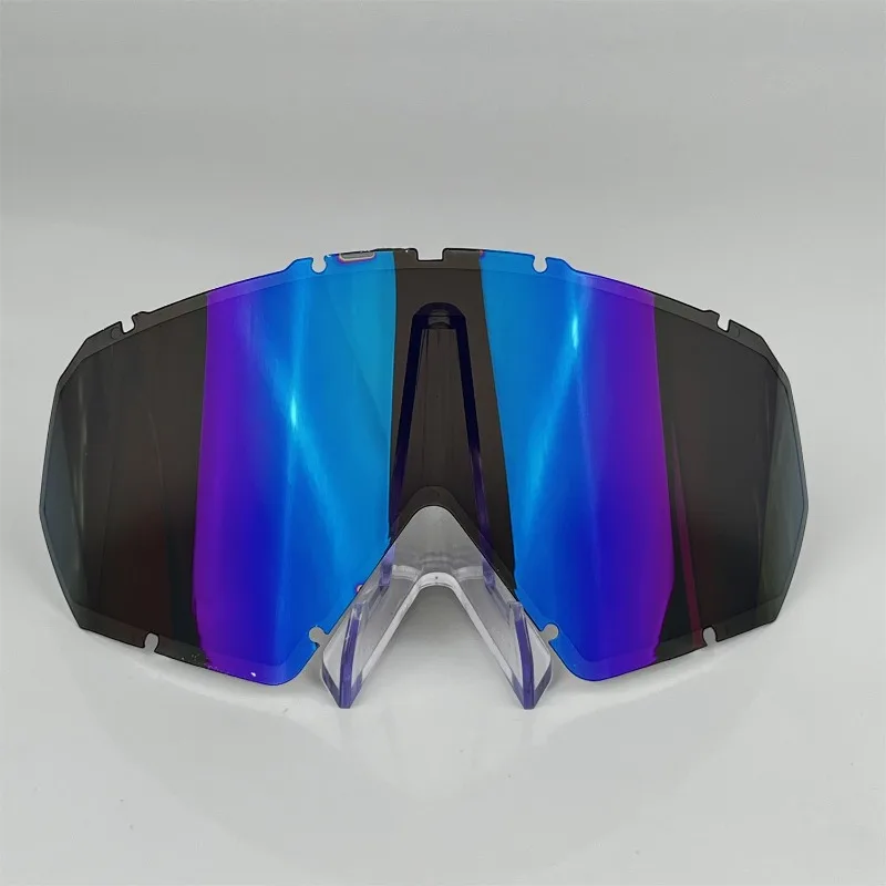 

2025 New Motorcycle Goggles Replacement Lenses, Anti-Fog Scratch-Resistant UV400, Fit for Detachable Mask