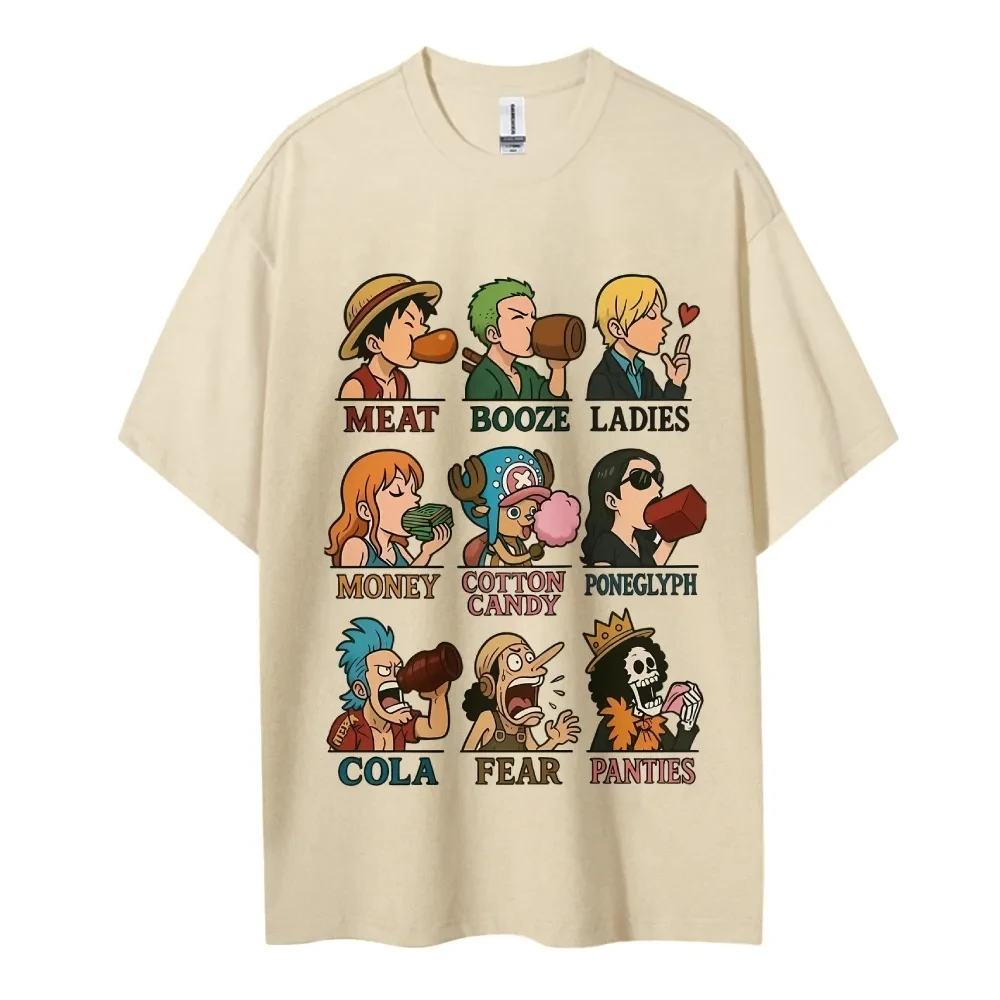 camiseta-unissex-de-algodao-com-gola-redonda-one-piece-2026-nova-colecao-verao-quente-anime-respiravel-para-homens-mulheres-meninos-e-meninas-estilo-streetwear