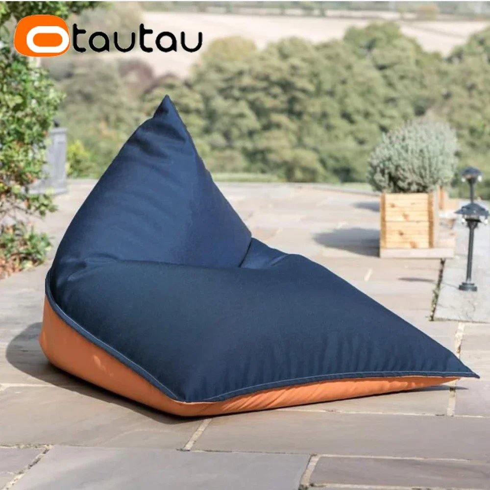 OTAUTAU Outdoor Oxford Bean Bag Cover Swim Pool Lounger Beach Club Sofa Bed DD210【No Filler !You Need To Fill It By Yourself !】 view 6