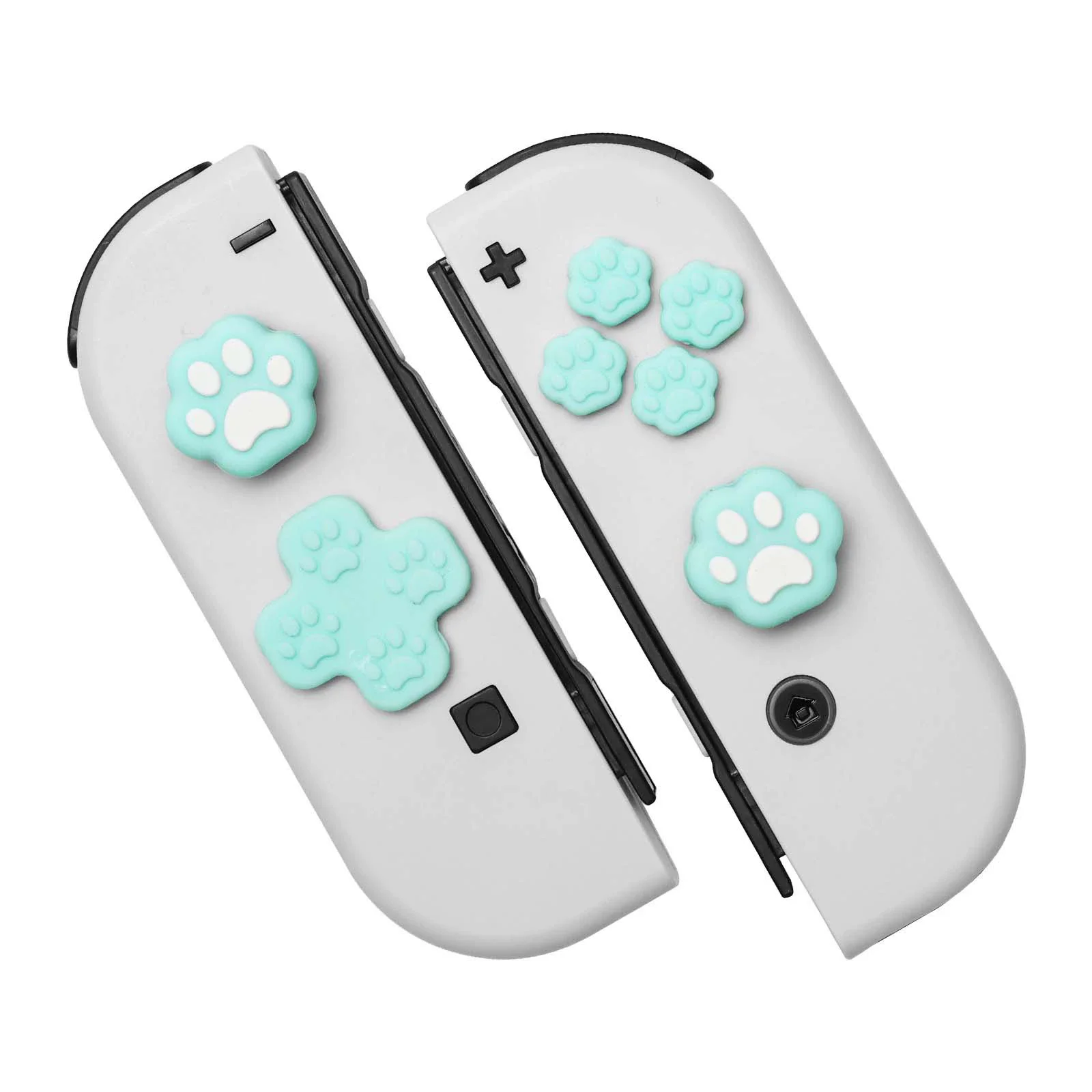 4 unids/lote lindo gato patas palo agarre tapa Joystick para Nintendo Switch NS Lite Oled controlador