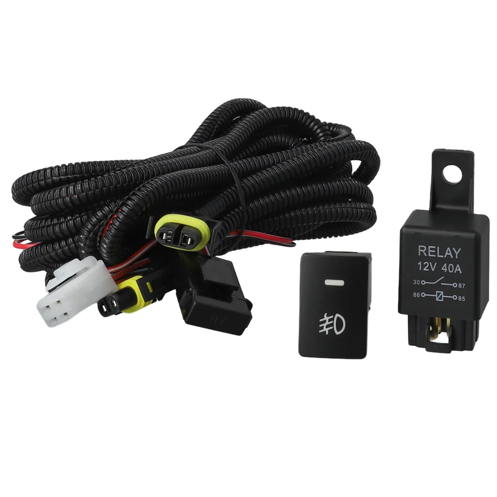 

Indicators Switch Fog light Wire harness Fog Light Harness Wire Harness Replacement Wiring LED Indicators Switch 12V For Toyota