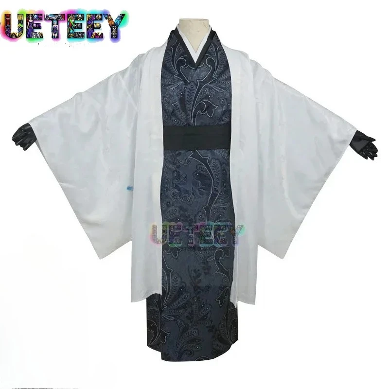 

UETEEY COS Kibutsuji Muzan Cosplay Costume Anime Kimono Fancy Suits Halloween Carnival Unforms Custom Made