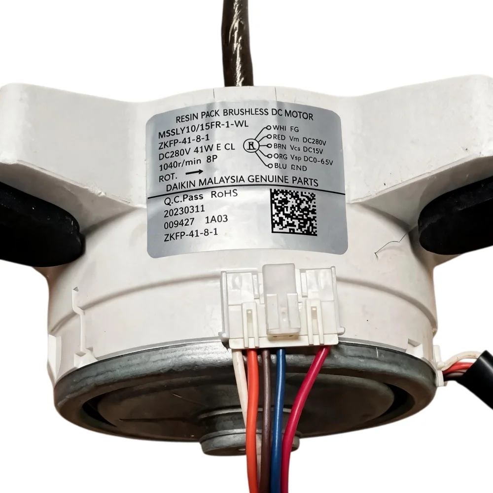 Original For Air Conditioner Motor ZKFP-41-8-1 M5SLY10 15FR-1-WL DC Motor Air Conditioning Parts