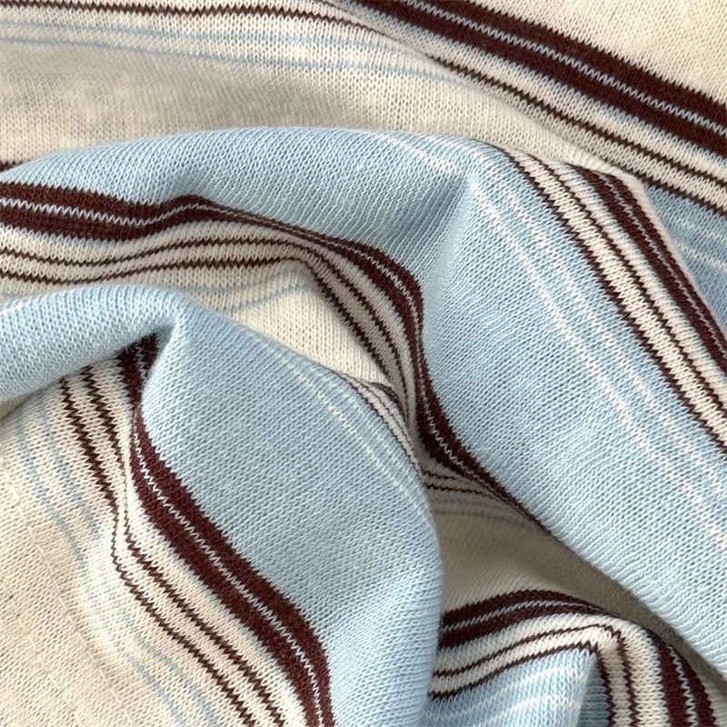 Kinder Langarm-T-Shirt Neues Retro-Streifen-Baumwollhemd Frühling Herbst Lässiges Oberteil mit Tasche für Baby Kleinkind Jungen Mädchen – Detail 6