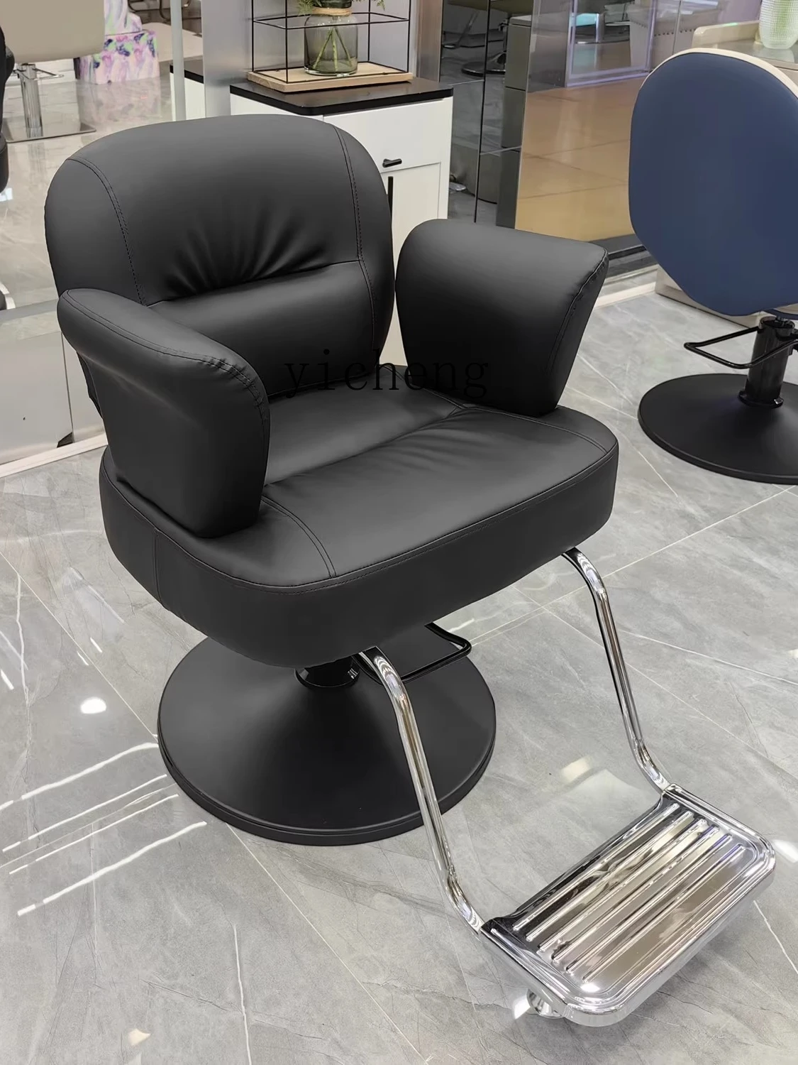 Tqh High-Grade Internet Celebrity Hairdressing Chair for Hair Salon Lifting and Lowering Barber Shop Chair