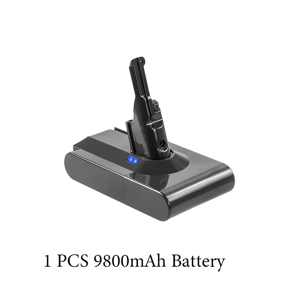 Voor Dyson V8 Absolute Draadloze Stofzuiger Handstofzuiger 4800mAh-12800mAh 21.6V -v8 Lithium-Ion Oplaadbare Batterij