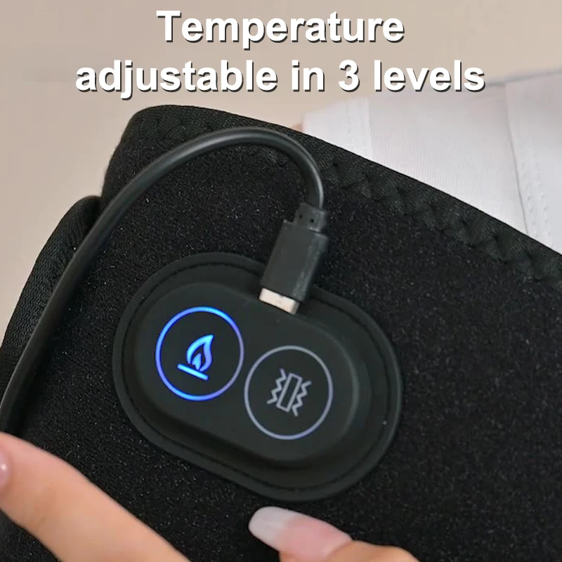 

Portable Shoulder Heating Pad & Massager, Heating Vibration Shoulder Wrap, Shoulder Brace For Pain Relief, Rotator Cuff Support